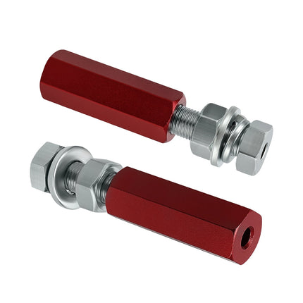 M MATI Quick Release Flag Pole Holder Red Hold 1/4' Flag Poles for ATV UTV Motorcycle Dirt Bike All Year,2Pcs