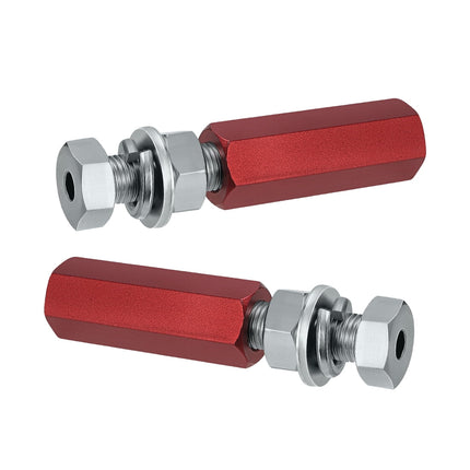 M MATI Quick Release Flag Pole Holder Red Hold 1/4' Flag Poles for ATV UTV Motorcycle Dirt Bike All Year,2Pcs