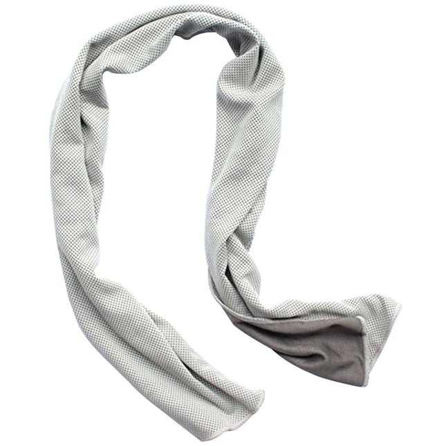 SWETRACE Instant Cooling Towel for Neck Fever Relief 1Set 100.00X30.00X0.20CM Grey