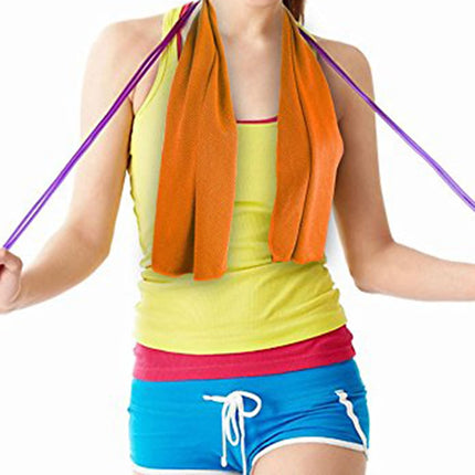 SWETRACE Instant Cooling Towel for Neck Fever Relief 1Set 100.00X30.00X0.20CM Grey