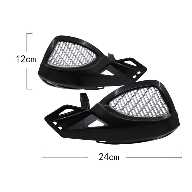 SWETRACE Protect Motorcycle Handlebars Motorbike Handguard Abs White 1 Pair 24.00X12.00X5.00CM Black – product detail