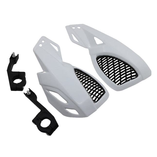 SWETRACE Protect Motorcycle Handlebars Motorbike Handguard Abs White 1 Pair 24.00X12.00X10.00CM White
