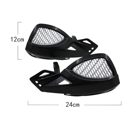 SWETRACE Protect Motorcycle Handlebars Motorbike Handguard Abs White 1 Pair 24.00X12.00X10.00CM White