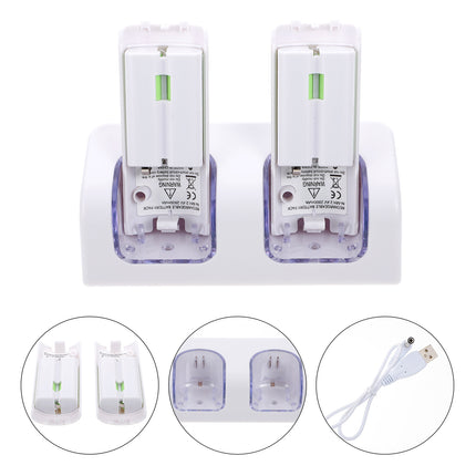 SWETRACE VR Controllers Rechargeable Batteries and Charger White ABS 1 Gaming Accessories 12.5X5.99cm White
