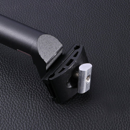 Worgeous 30.8mm Aluminum Alloy Seatpost Mountain Bike Bike Seat Tube Seat Post for Most Road Bike Downhill Bike Track Bike Fixed Gear (Black)
