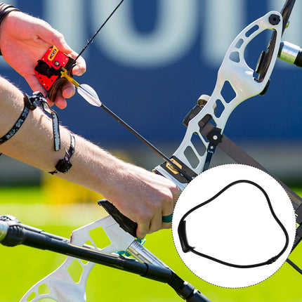 SWETRACE Resistance Bow Trainer Archery Band Rubber Black 1 Bow Training Equipment