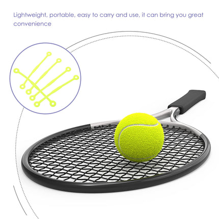 SWETRACE Tennis Dampeners for Racquet Green 5Pcs 12x0.39in