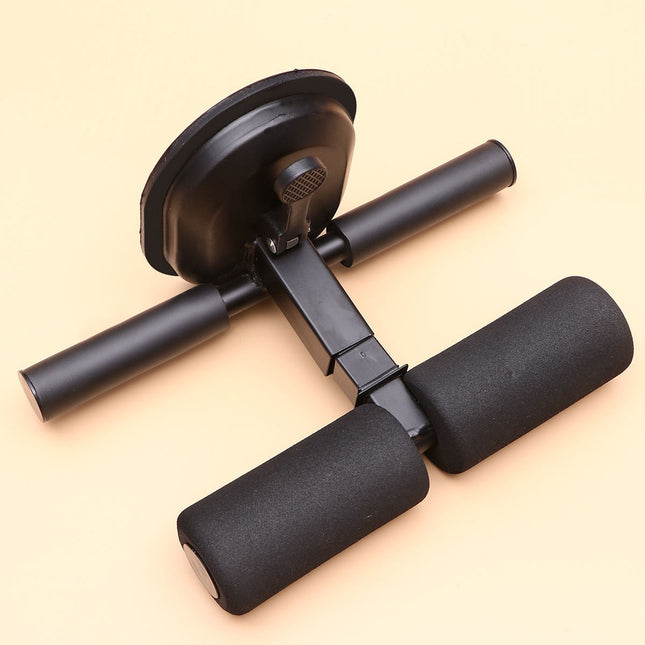 SWETRACE Abdominal Muscle Trainer Sit Up Tool Steel Black for Home Workout 1Pack