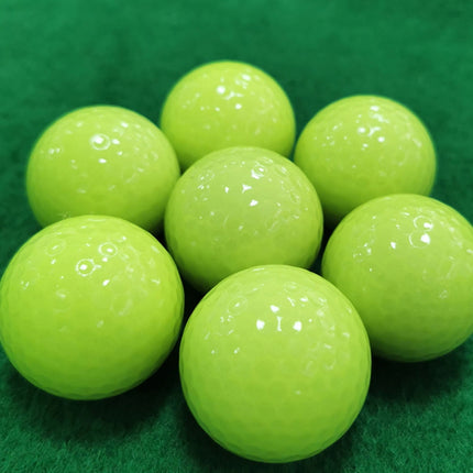 Worgeous Durable Fluorescent Golf Balls for Playing Automatic Light Absorbing Night Green 6pcs