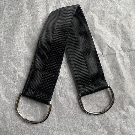 Worgeous 3 Pcs Fitness Horizontal Bar Strap Hanging Training Belt Pull Ups Black