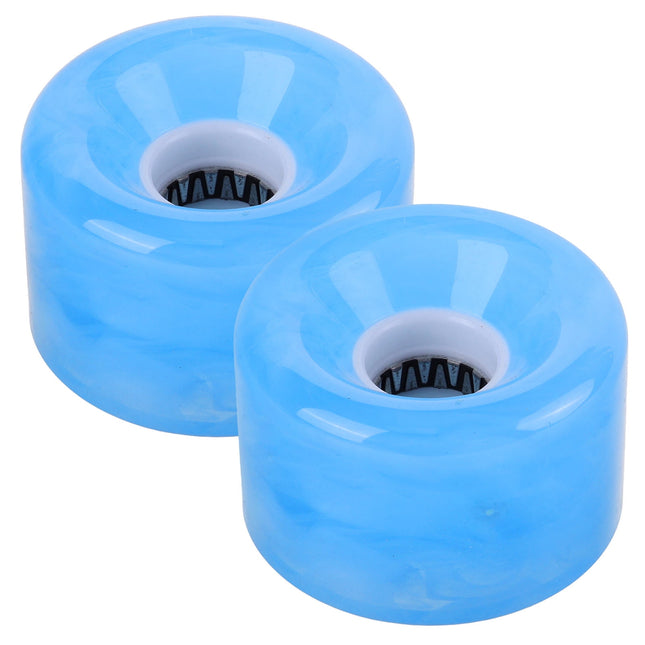 SWETRACE Non-slip Skateboard Wheel Transparent Pu 2Pcs 2.36X2.36X1.57in V1189-LWWAL-20260327-03486