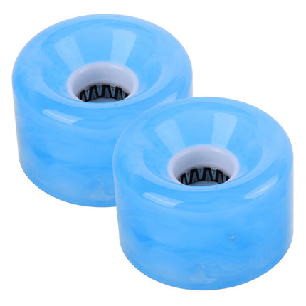 SWETRACE Non-slip Skateboard Wheel Transparent Pu 2Pcs 2.36X2.36X1.57in