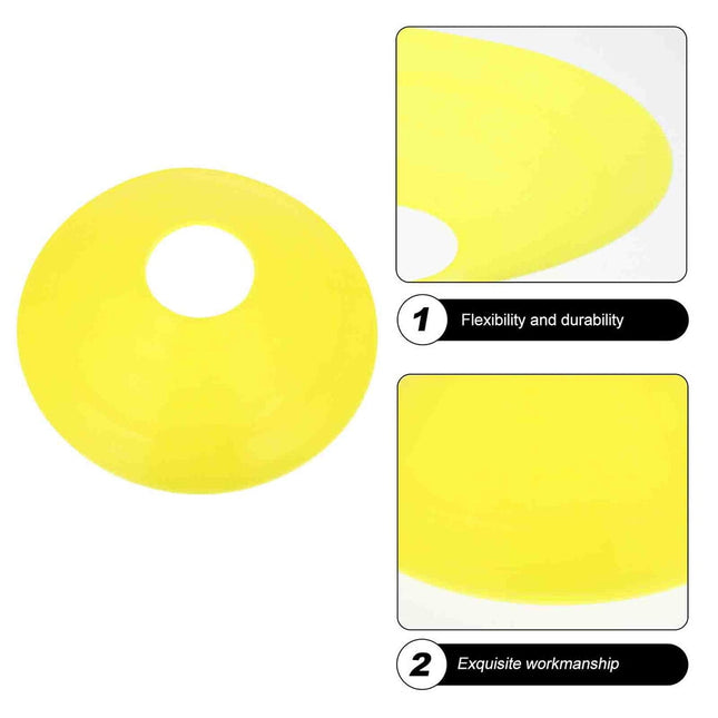Worgeous 14 Pcs Disc Agile Soccer Cones Training Equipment Child Yellow – product detail