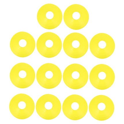 Worgeous 14 Pcs Disc Agile Soccer Cones Training Equipment Child Yellow