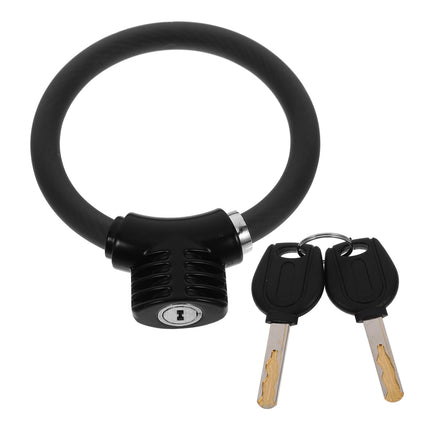 SWETRACE High-Security Bike Lock PVC Cycle Lock Black 1Set