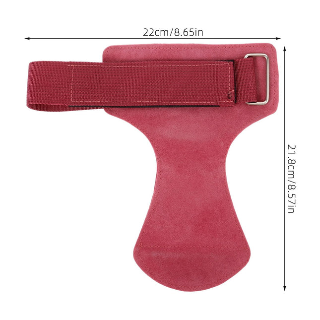 SWETRACE Gym Equipment Wrist Wraps Grip Enhancement Rosy 1Set PU 8.7x8.6x0.4in – product detail