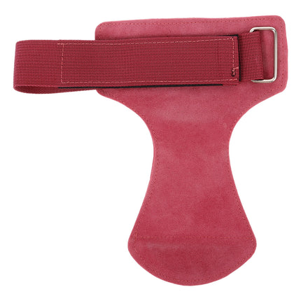 SWETRACE Gym Equipment Wrist Wraps Grip Enhancement Rosy 1Set PU 8.7x8.6x0.4in