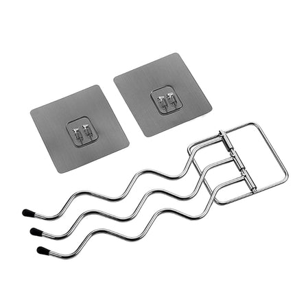 SWETRACE Small Towel Holder Iron Towel Rack Silver 1Pack Bathroom Accessories