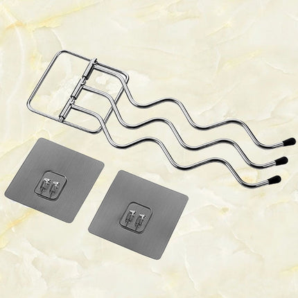 SWETRACE Small Towel Holder Iron Towel Rack Silver 1Pack Bathroom Accessories