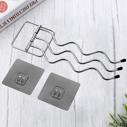 SWETRACE Small Towel Holder Iron Towel Rack Silver 1Pack Bathroom Accessories