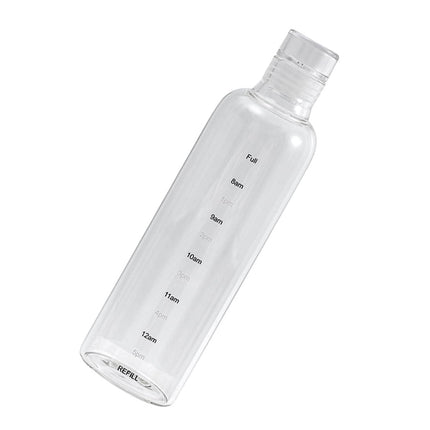 SWETRACE 1Set Water Bottle Transparent Portable and Anti-leakage for Home and Office Use 500Ml