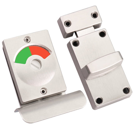 SWETRACE Restroom Stall Door Lock with Indicator 1 Set for Bathrooms and Public Restrooms