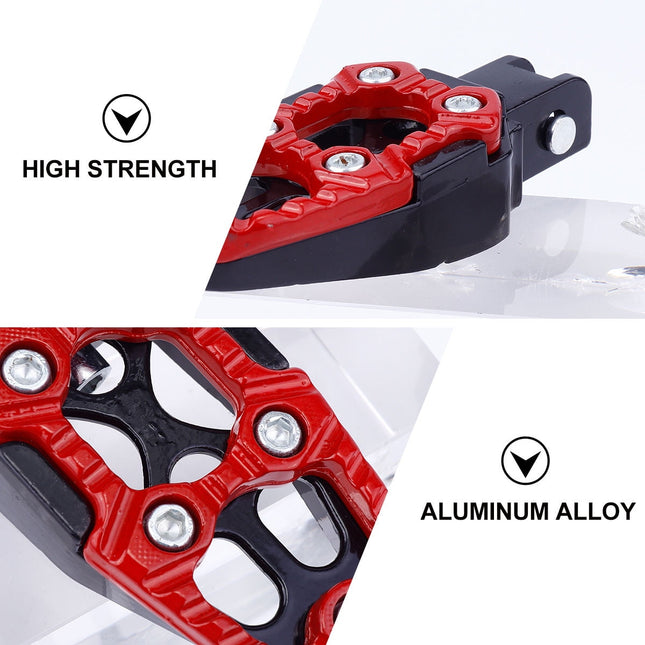 SWETRACE Aluminum Alloy Pedal Red 1 Pair – product detail