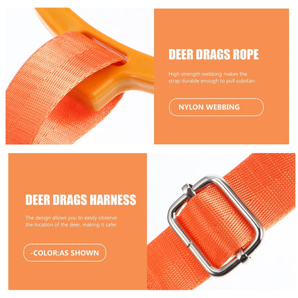SWETRACE 1Pcs Deer Drag Harness Rope Strap Nylon Webbing For Observation Assistance In Hunting
