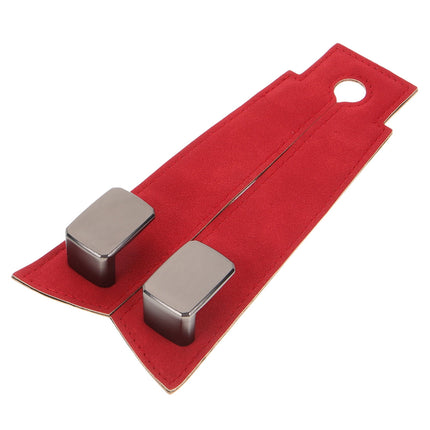 SWETRACE 1Set Red Pu Iron Car Seat Hook for Vehicle Interior Accessories with Luxury Fashionable Design 11.8x3x0.9in
