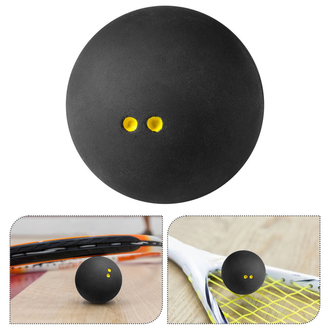SWETRACE Small Squash Ball Black Rubber 1Set 1.6In V1189-LWWAL-20260327-03709