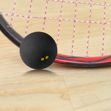 SWETRACE Small Squash Ball Black Rubber 1Set 1.6In