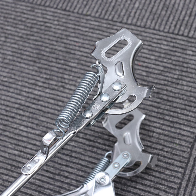 SWETRACE 1Set Iron Bike Bracke for Bikes with Rear Kickstand 38 x 25 x 0.4in Silver – product detail
