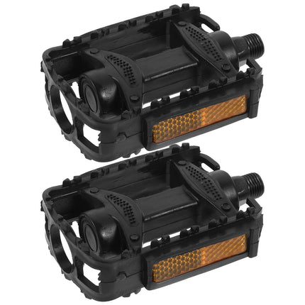 SWETRACE 1 Pair Outdoor Bike Pedals Stable Riding Fine Craft Design Black