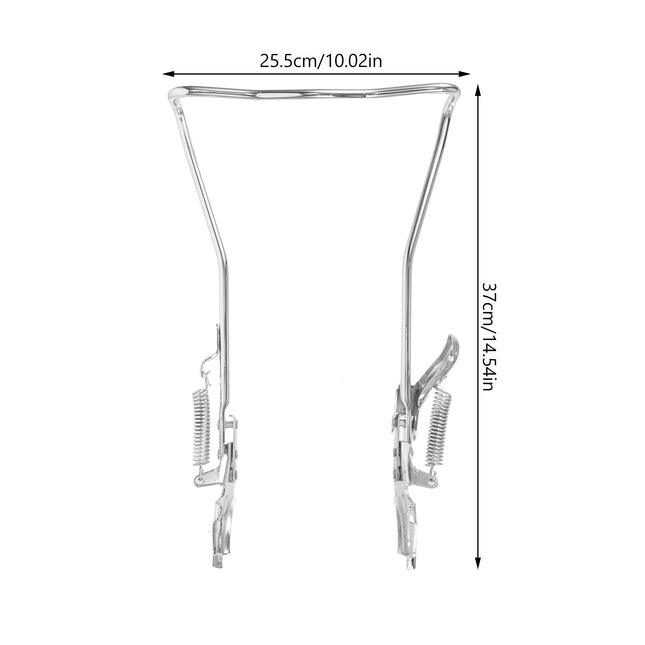 SWETRACE 1Set Steel Silver Double Legged Bike Kickstand for Stable Support Non Slip Feet Quick Adjustment – product detail