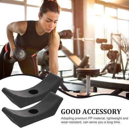 SWETRACE 4Pcs Small Dumbbell Rack Storage for Gym Accessories with Rectangular Shape and 15x5cm Size