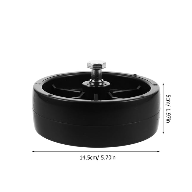 SWETRACE Stable Support Trailer Jack Wheel Replacement Black 1 Set – product detail