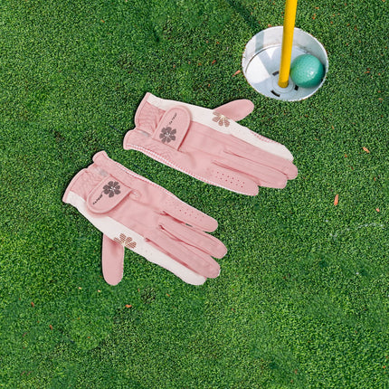 SWETRACE Golf Gloves Women Specific Fit Pink 1 Pair 7.9X3.7X0.1in