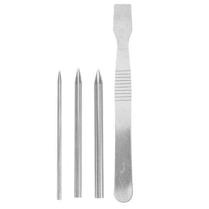 SWETRACE 4Set Pry Tool Stitching Baseball Glove Lacing Silver