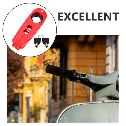 SWETRACE 1Pcs Compact Anti-scratch Surface Handlebar Lock Bicycle Outdoor Use 5.9x1.97x1.38in