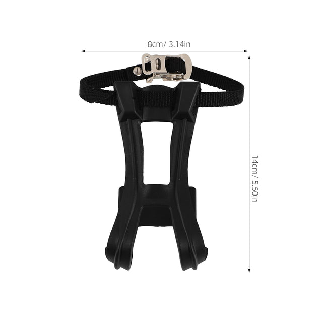 SWETRACE 2Pcs Bike Pedal Toe Cages And Straps Black for Secure Installation – product detail
