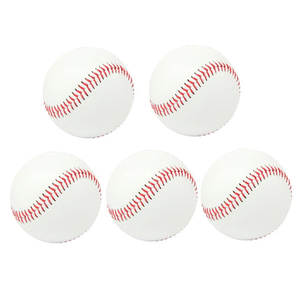 SWETRACE Exercise Baseball Training Balls Rubber 5 Pcs Indoor and Outdoor Practice