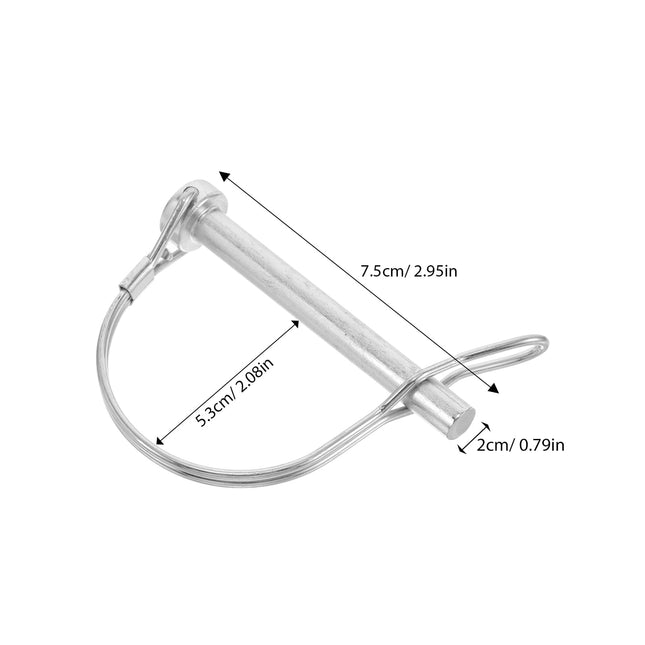 SWETRACE Hitch Lock Pin Travel Trailer Hitch Cotter Pin Stainless Steel Silver 1Set – product detail