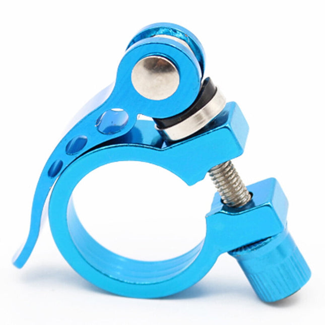 SWETRACE Durable Blue Bike Seatpost Clamp 1Pack for Cycling Quick Release – product detail