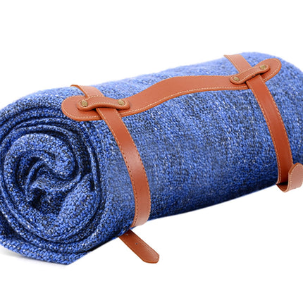 SWETRACE Travel Picnic Blanket 1Set with Bedroll Strap for Easy Binding and Transport 61.0X23.0X0.2In
