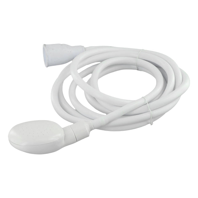 Push On Shower Hose & Head for Single Tap Spray Mixer Tap Bath Tap Kitchen 2M V1189-LWWAL-20260327-04071