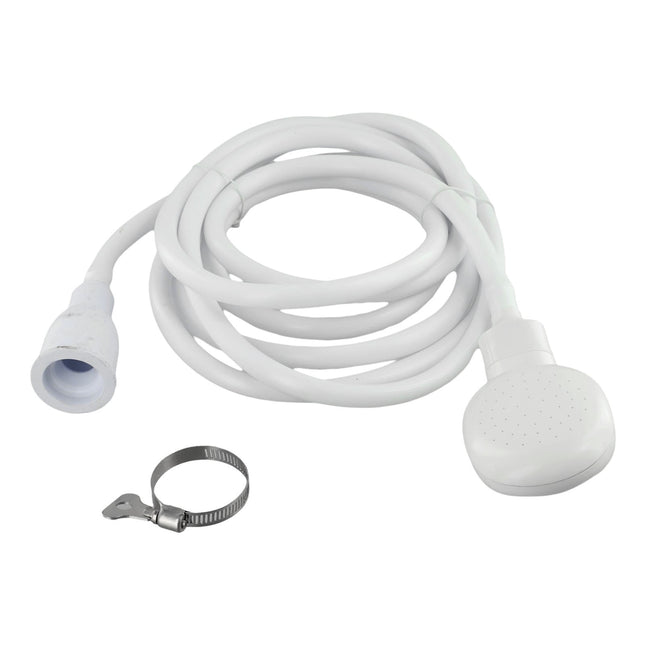 Push On Shower Hose & Head for Single Tap Spray Mixer Tap Bath Tap Kitchen 2M – product detail