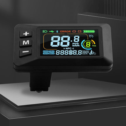 E-Bike Display 24V 36V 48V 60V Lcd Display With 5 Pin Waterproof Interface Cable Fangkenuo
