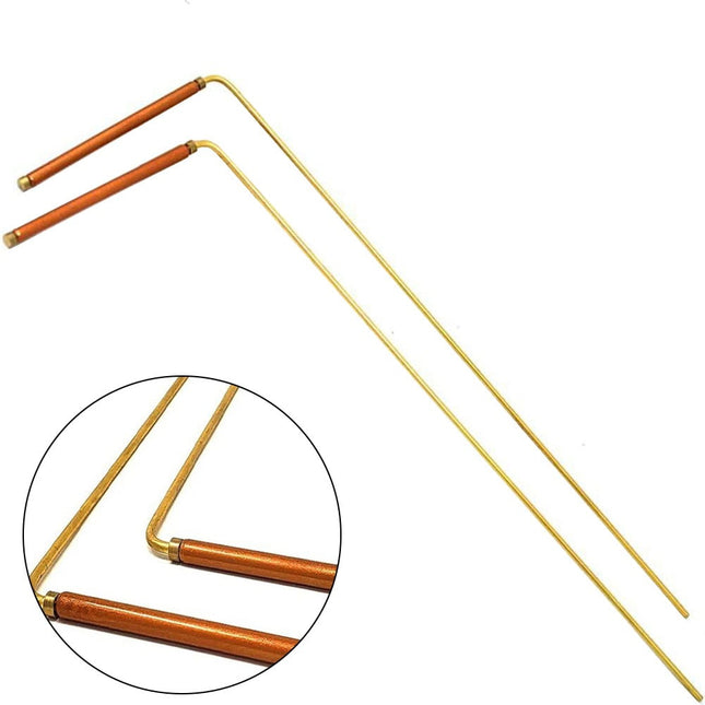 2Pcs Brass Divining Rod Metal Detector for Divination/Treasure Hunting Tool – product detail