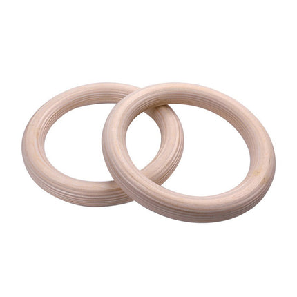 Wooden Gymnastics Rings Perfect For Strength And Conditioning Training 25Mm 19Cm