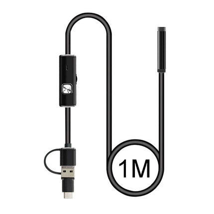 Hd Micro-Usb Type-C 3 In 1 Borescope 5.5Mm Smartphone Camera Endoscoop 1M Smile Home